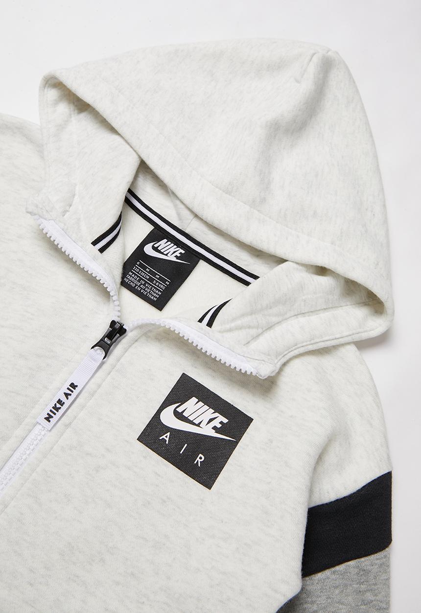 Nike - Nike boys nike air fz hoodie - grey