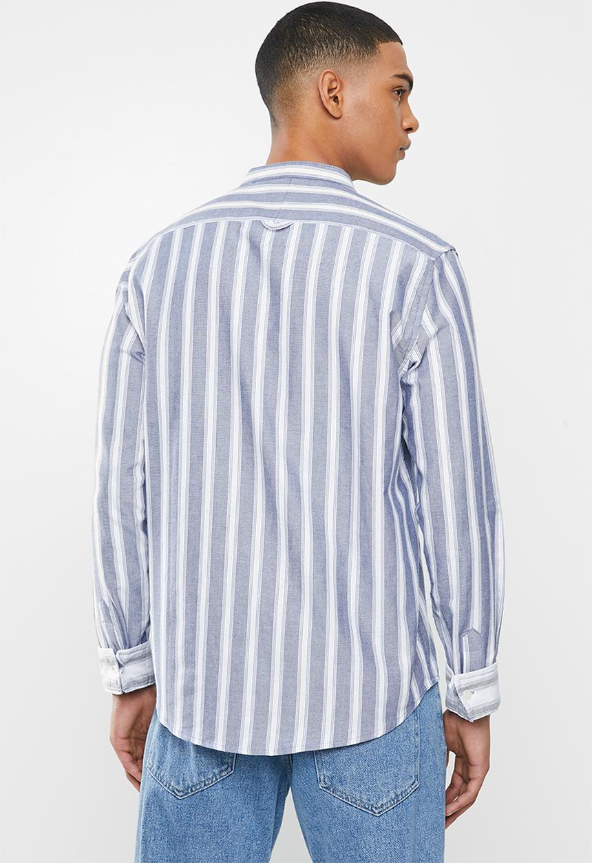 Brave Soul - Raffael shirts - blue & white 