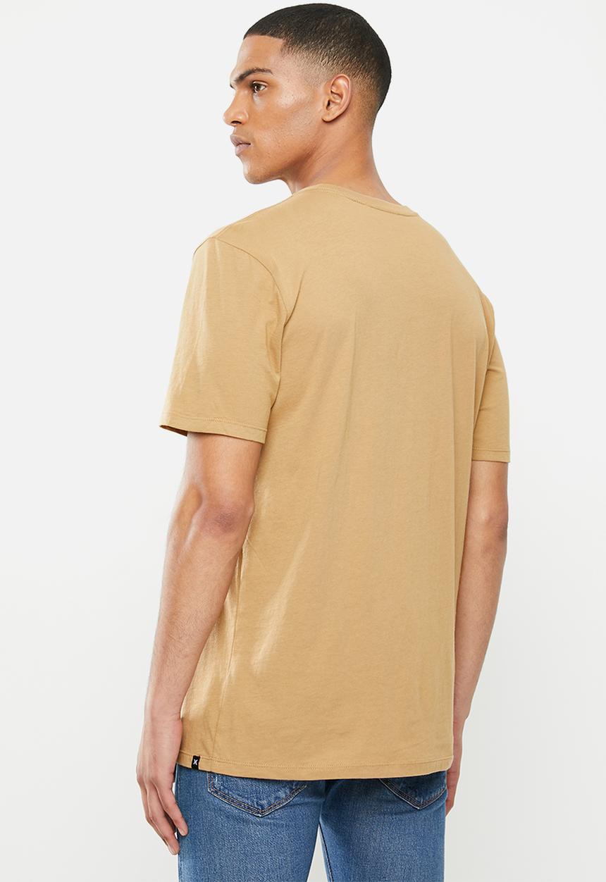 Hurley - Solid short sleeve tee - tan