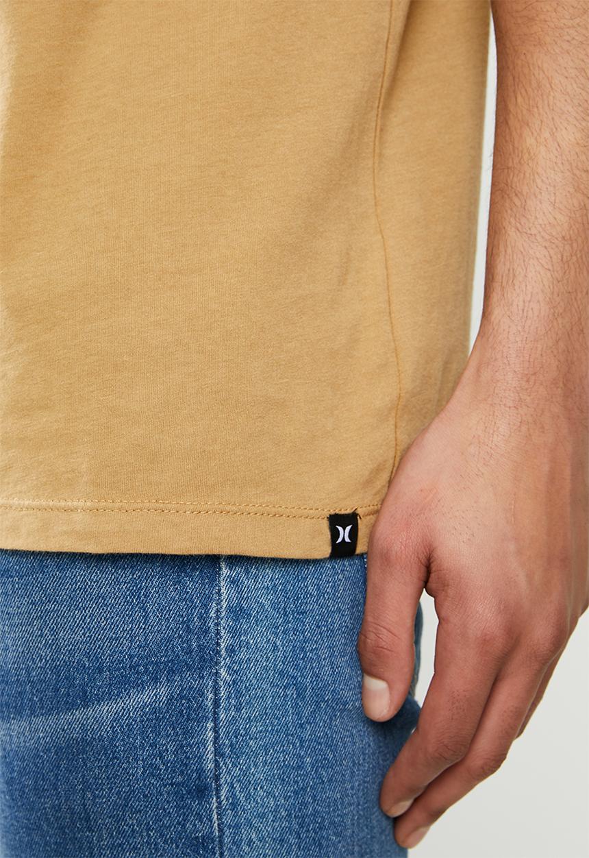 Hurley - Solid short sleeve tee - tan