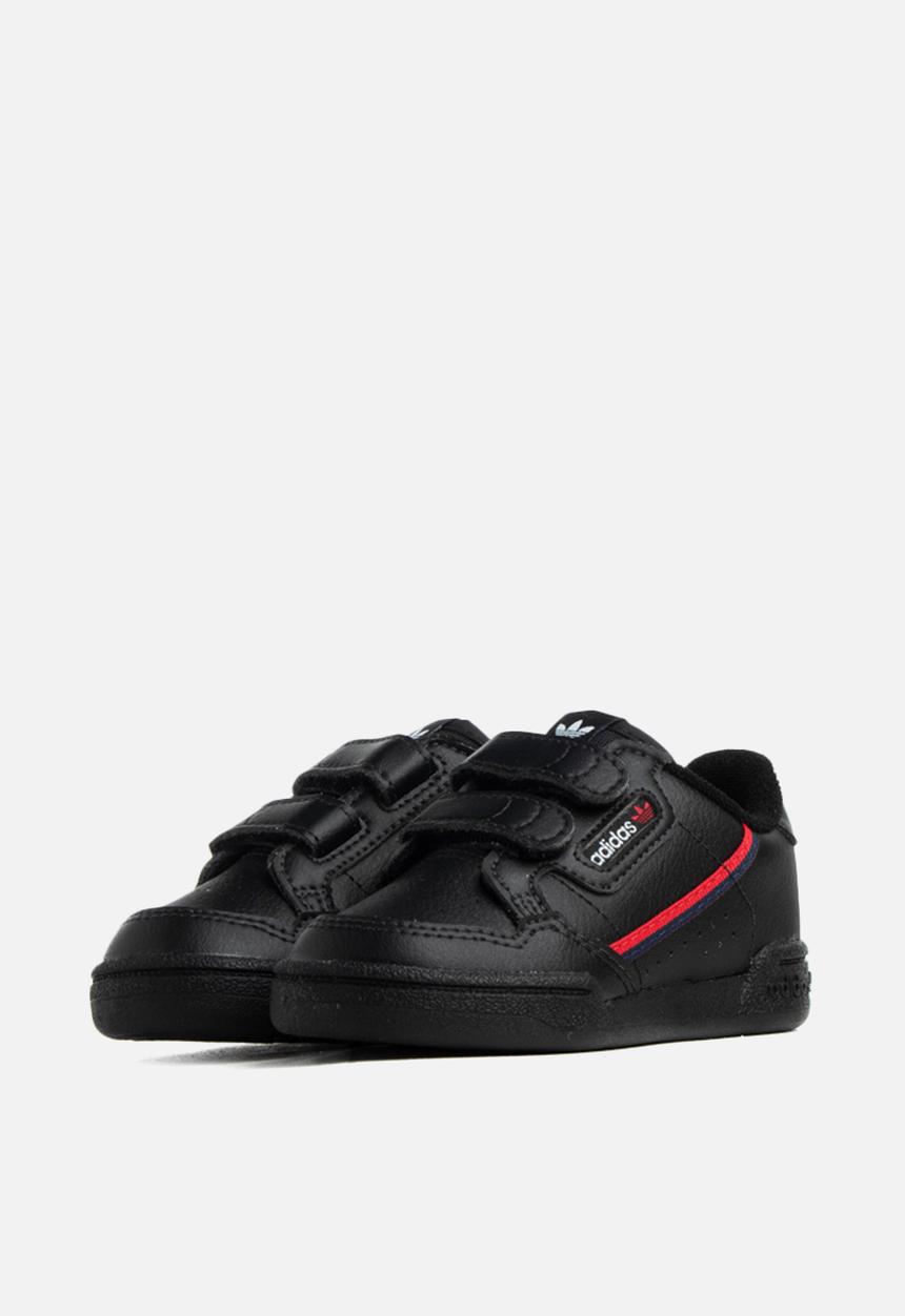 adidas Originals - Infants continental 80 sneakers - core black & scarlet