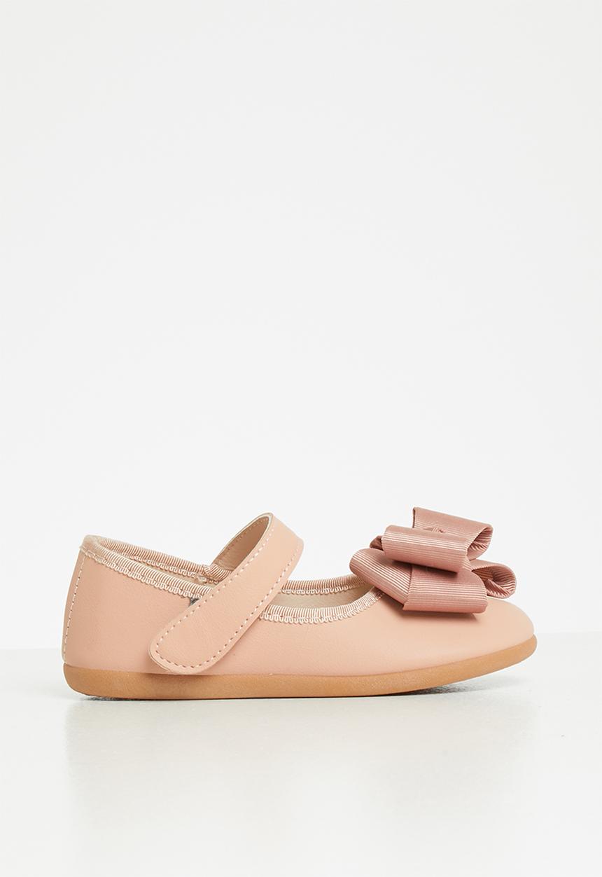 Pop Candy - Girls bow strap pump - pink