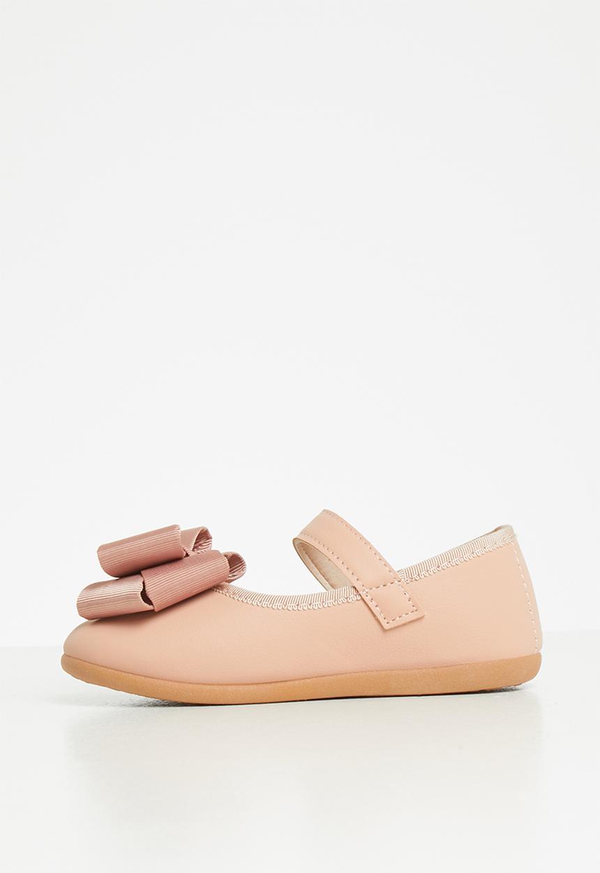 Pop Candy - Girls bow strap pump - pink
