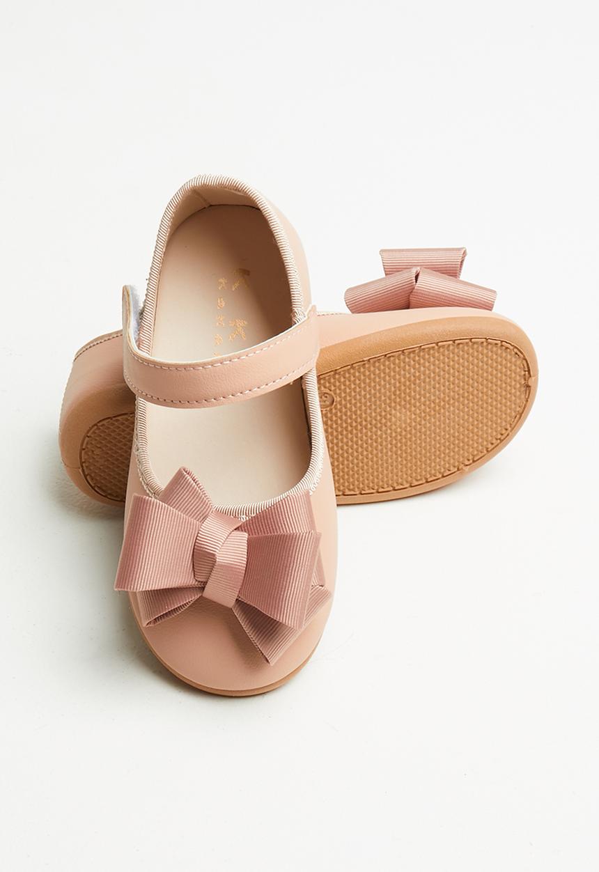 Pop Candy - Girls bow strap pump - pink
