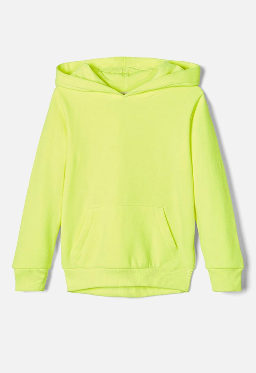 Name It - Salkon oversize hoodie - safety yellow