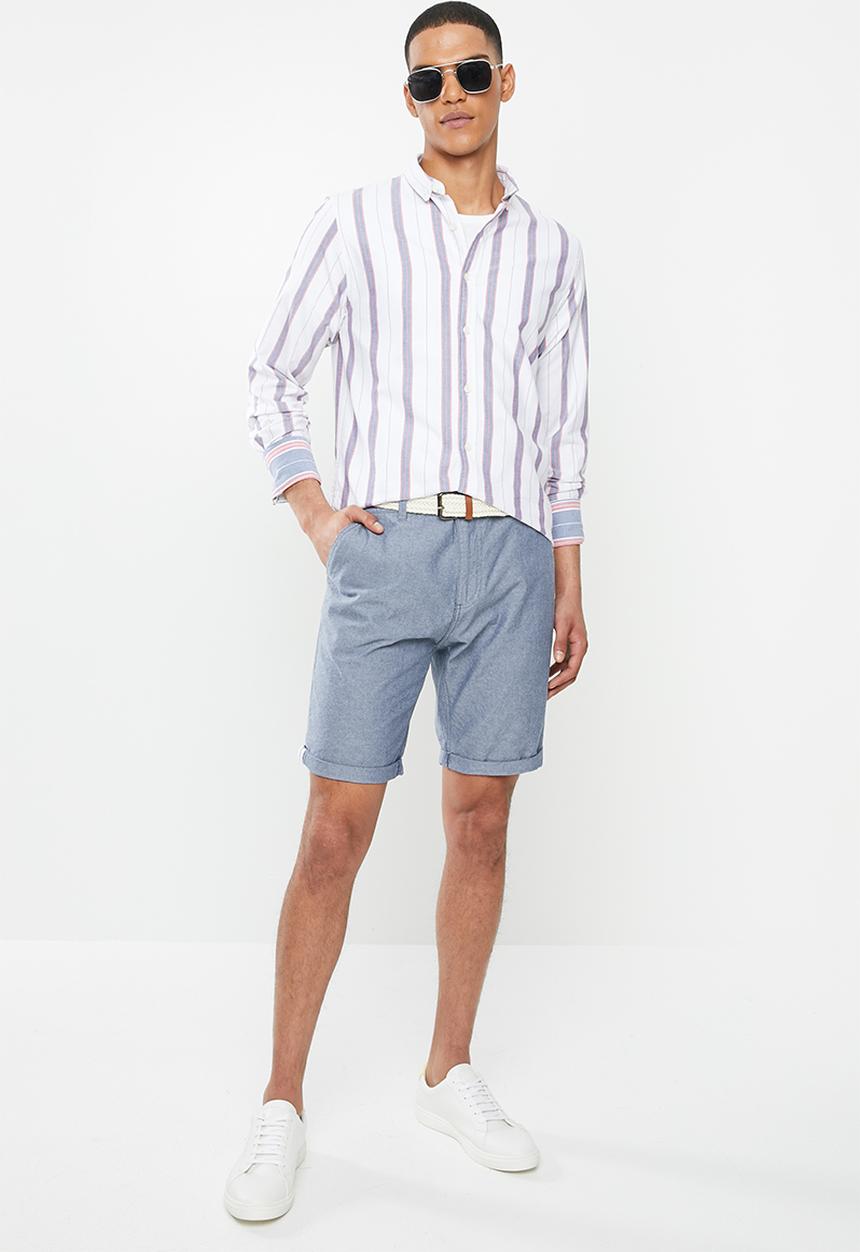 Brave Soul - Cantley shorts - blue