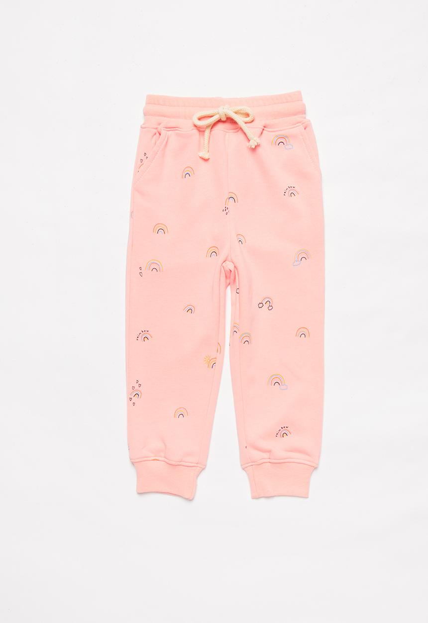 Pop Candy - Girls printed joggers - pink
