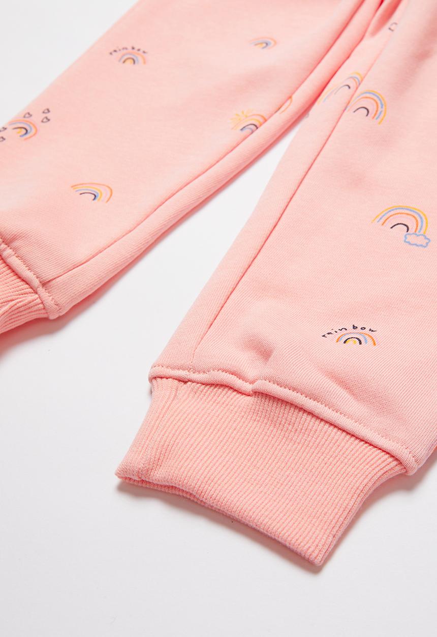 Pop Candy - Girls printed joggers - pink