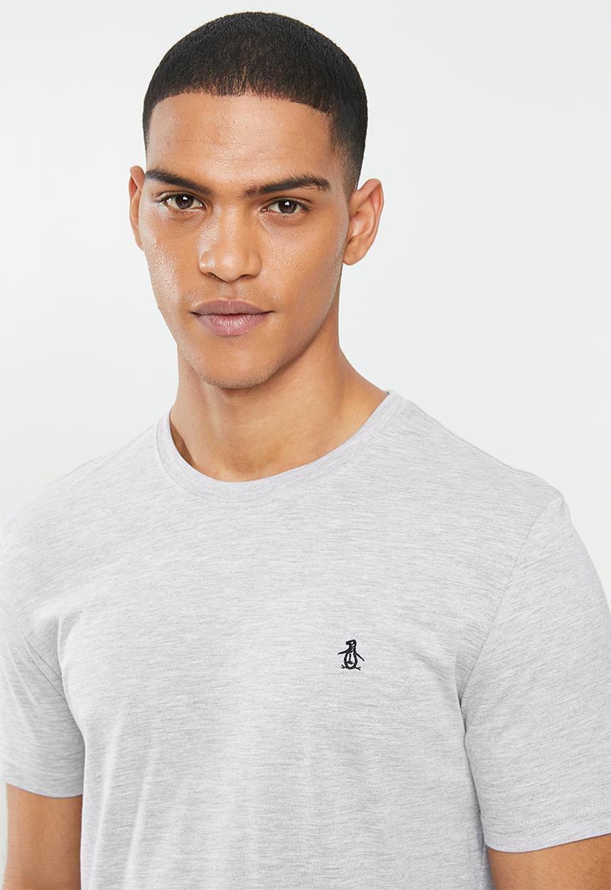Original Penguin - Embroidered T-shirt  - grey