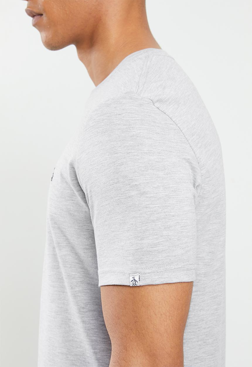 Original Penguin - Embroidered T-shirt  - grey