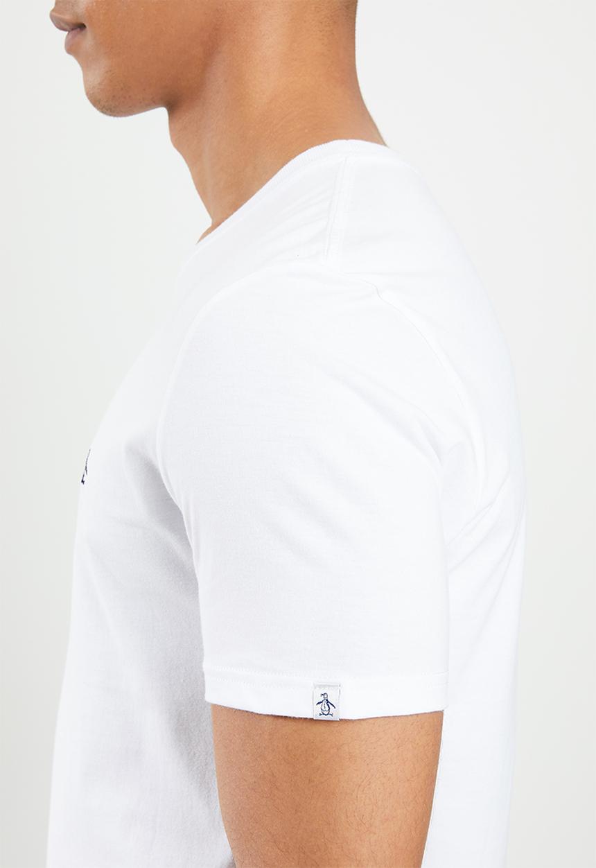 Original Penguin - Embroidered T-shirt - white