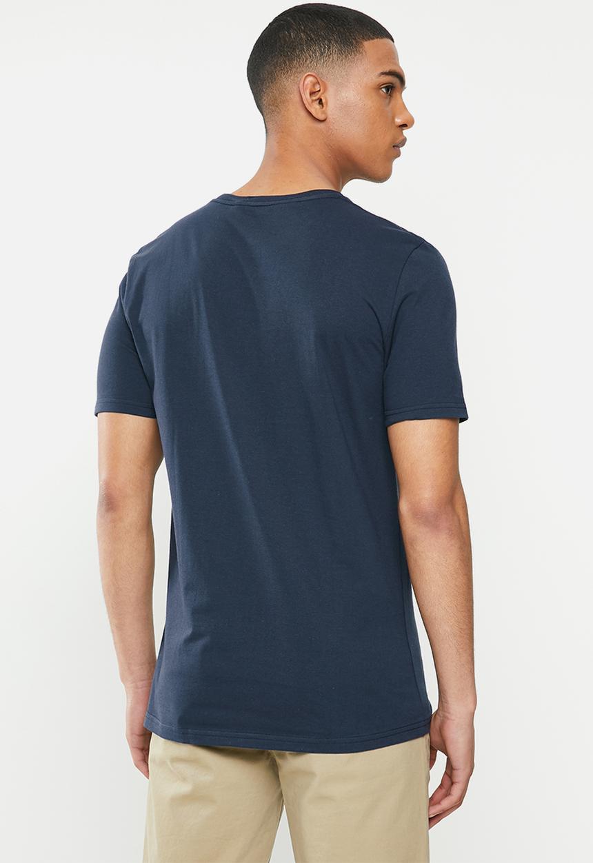 Original Penguin - Circle logo T-shirt - navy