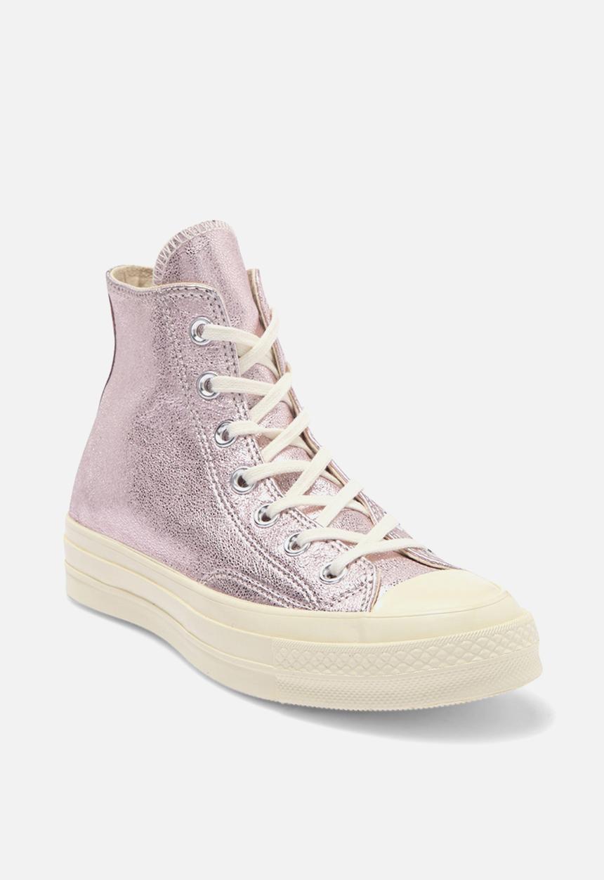 Converse - Chuck Taylor All Star 70's metallic leather hi - pink 