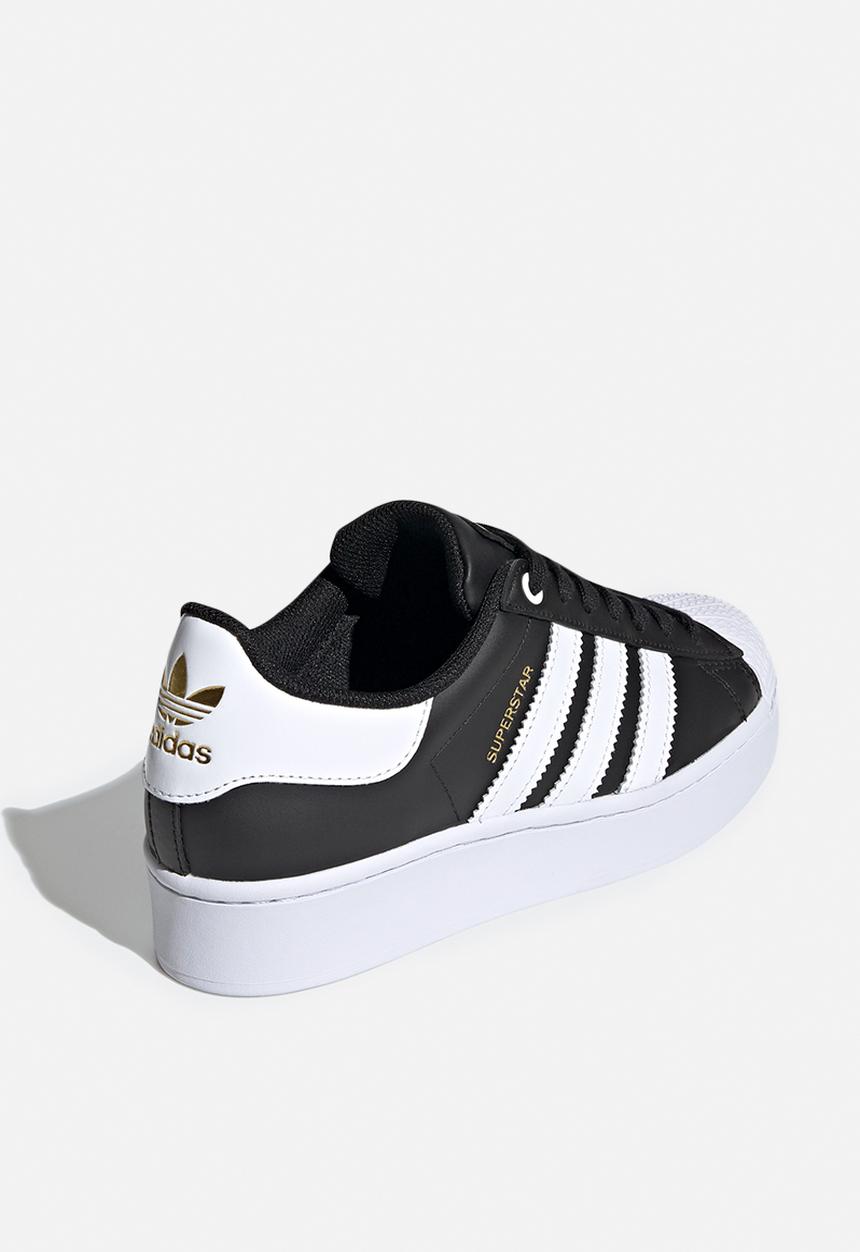 adidas Originals - Superstar plateau - black / white