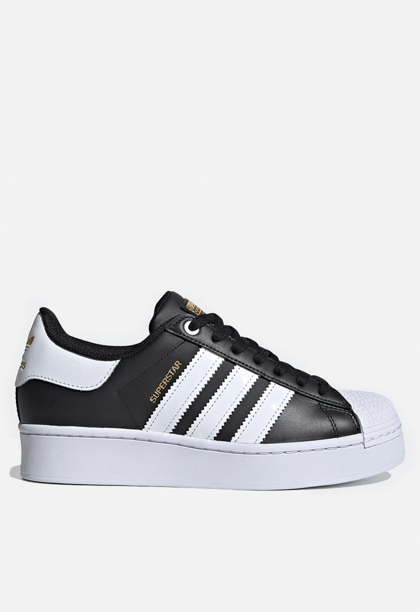 adidas Originals - Superstar plateau - black / white