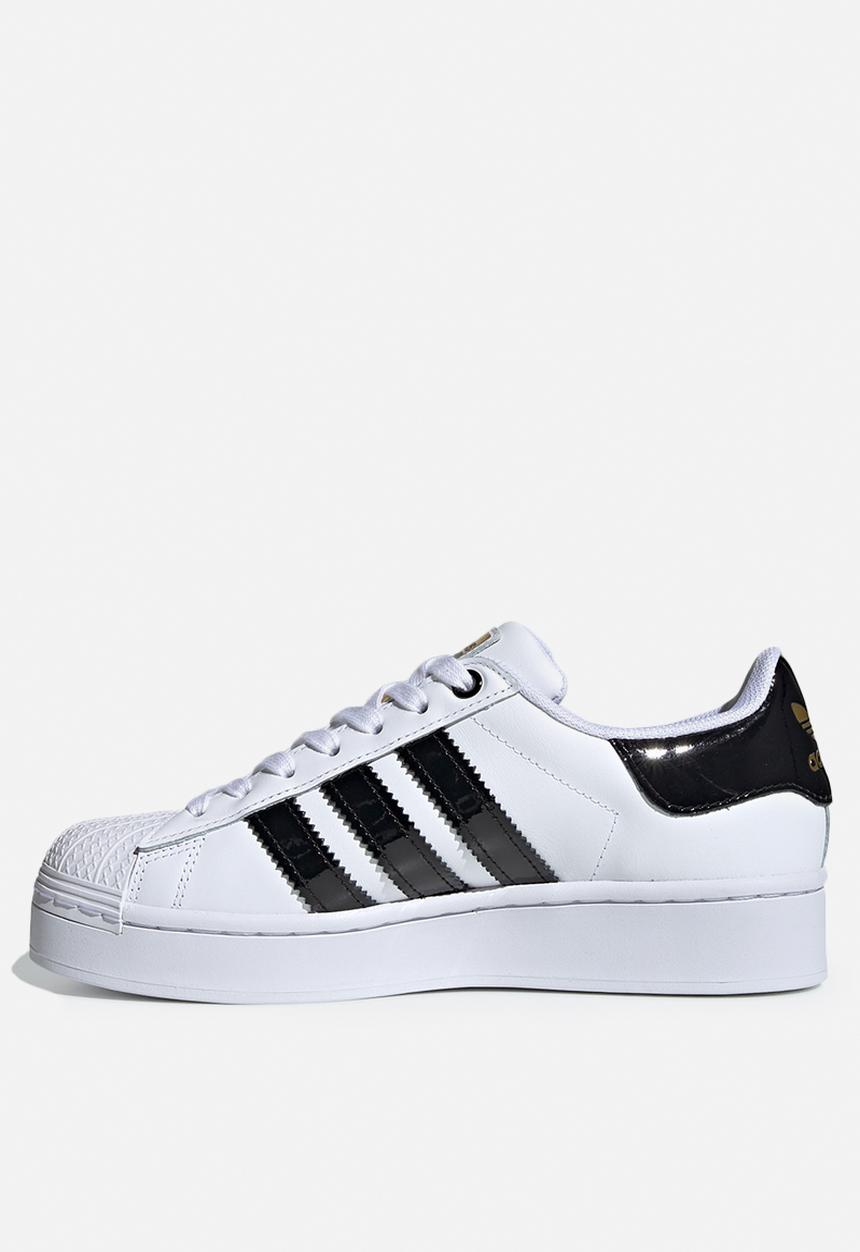 adidas Originals - Superstar plateau - white / black