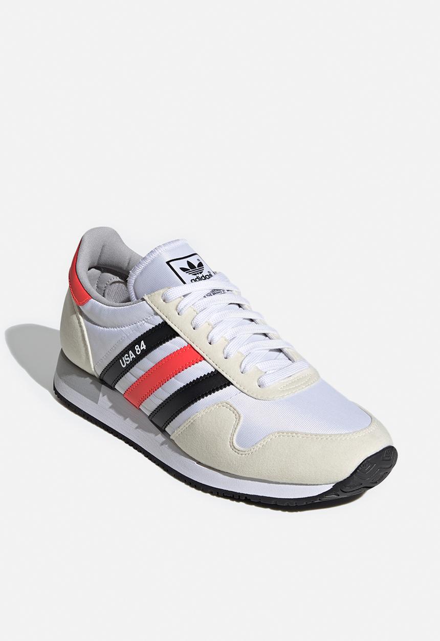 adidas Originals - USA 84 - white / core black / solar red