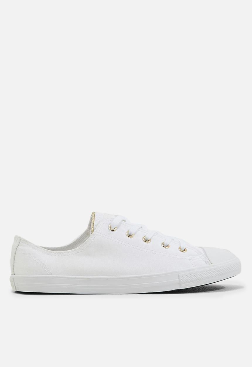 Converse - Chuck Taylor All Star Dainty - white / egret - light gold 