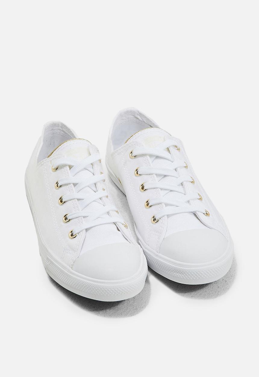 Converse - Chuck Taylor All Star Dainty - white / egret - light gold 