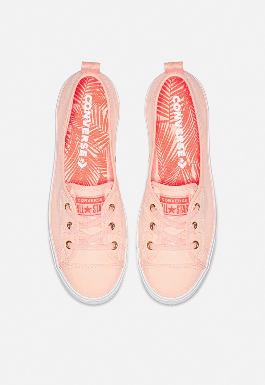 Converse - Chuck Taylor All Star Ballet Lace - washed coral / turf orange 
