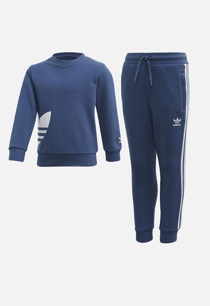 adidas Originals - Big trefoil crew set - night marine & white