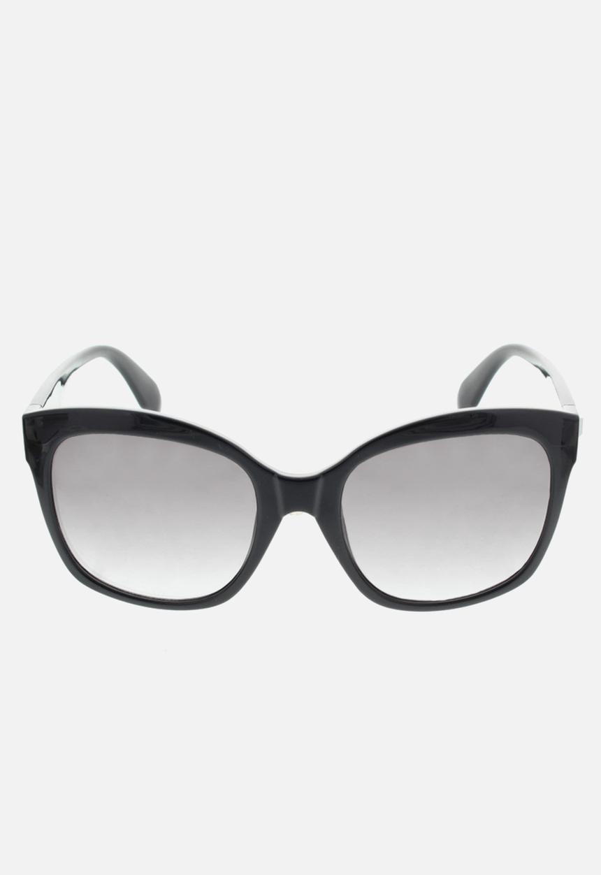 adidas Originals Sun - Adidas  or0012 01b sunglasses - shiny black/gradient smoke