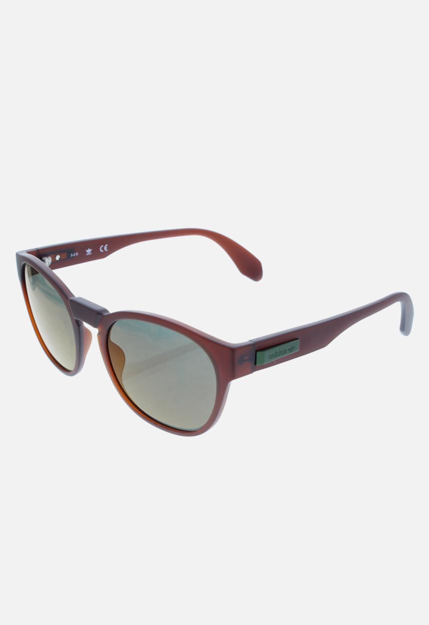 adidas Originals Sun - Adidas  or0014 46q sunglasses - light brown/green mirror