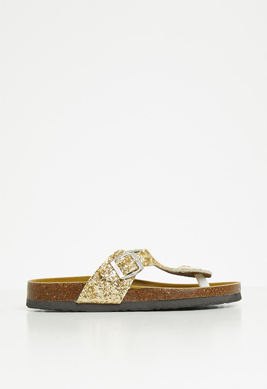 Pop Candy - Girls glitter sandal - gold