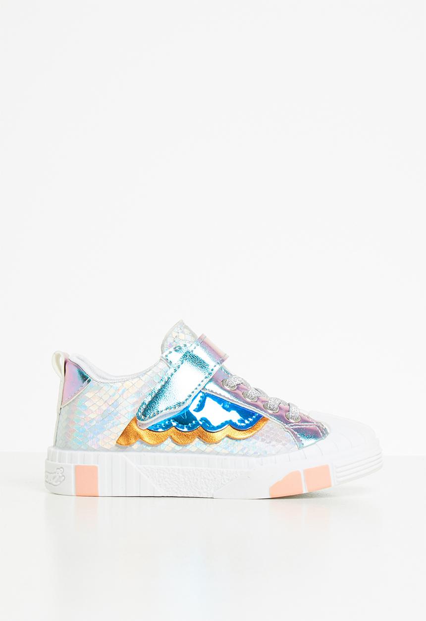 Pop Candy - Girls metallic sneaker - silver