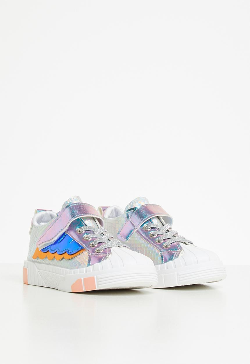 Pop Candy - Girls metallic sneaker - silver