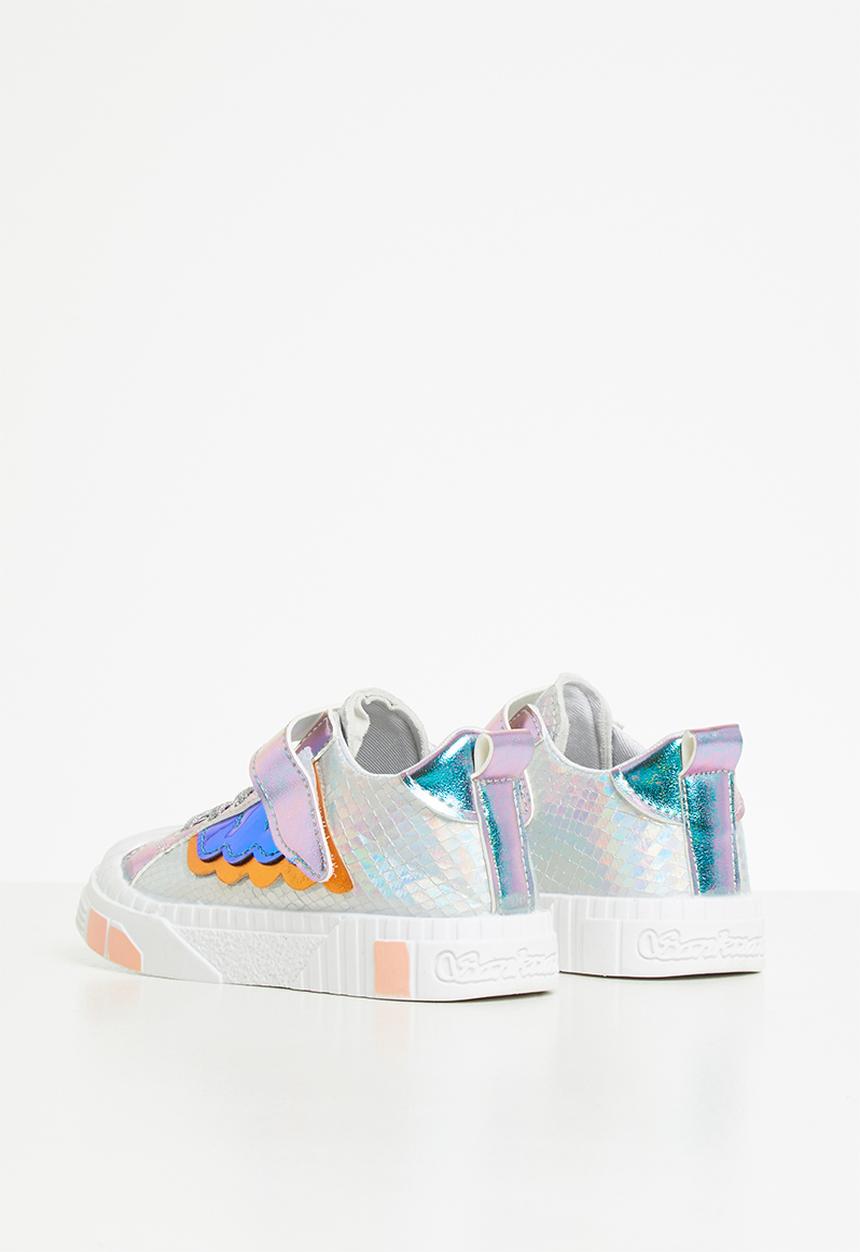 Pop Candy - Girls metallic sneaker - silver