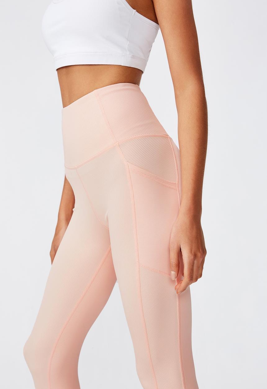 Cotton On - Rib 7/8 tight - pink 