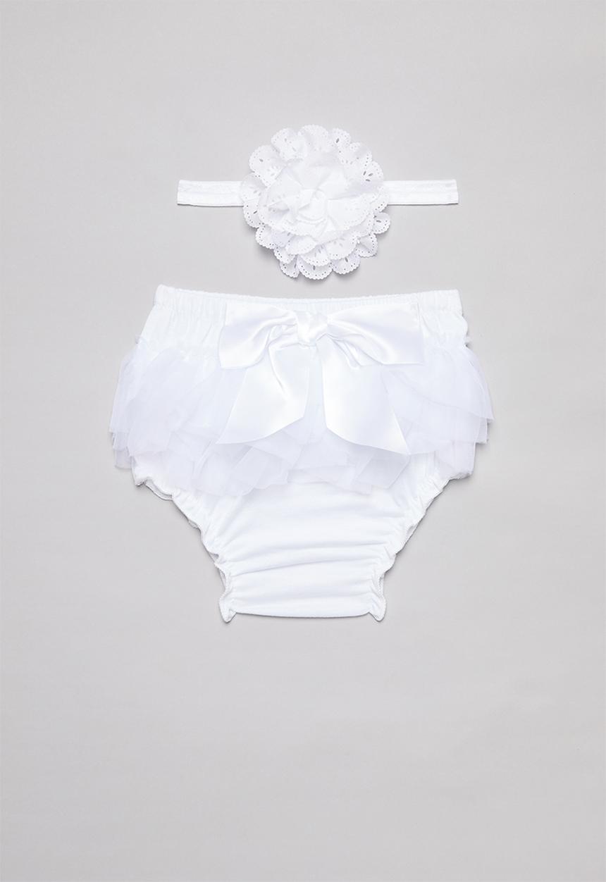 Pop Candy - Tutu & headband set - white