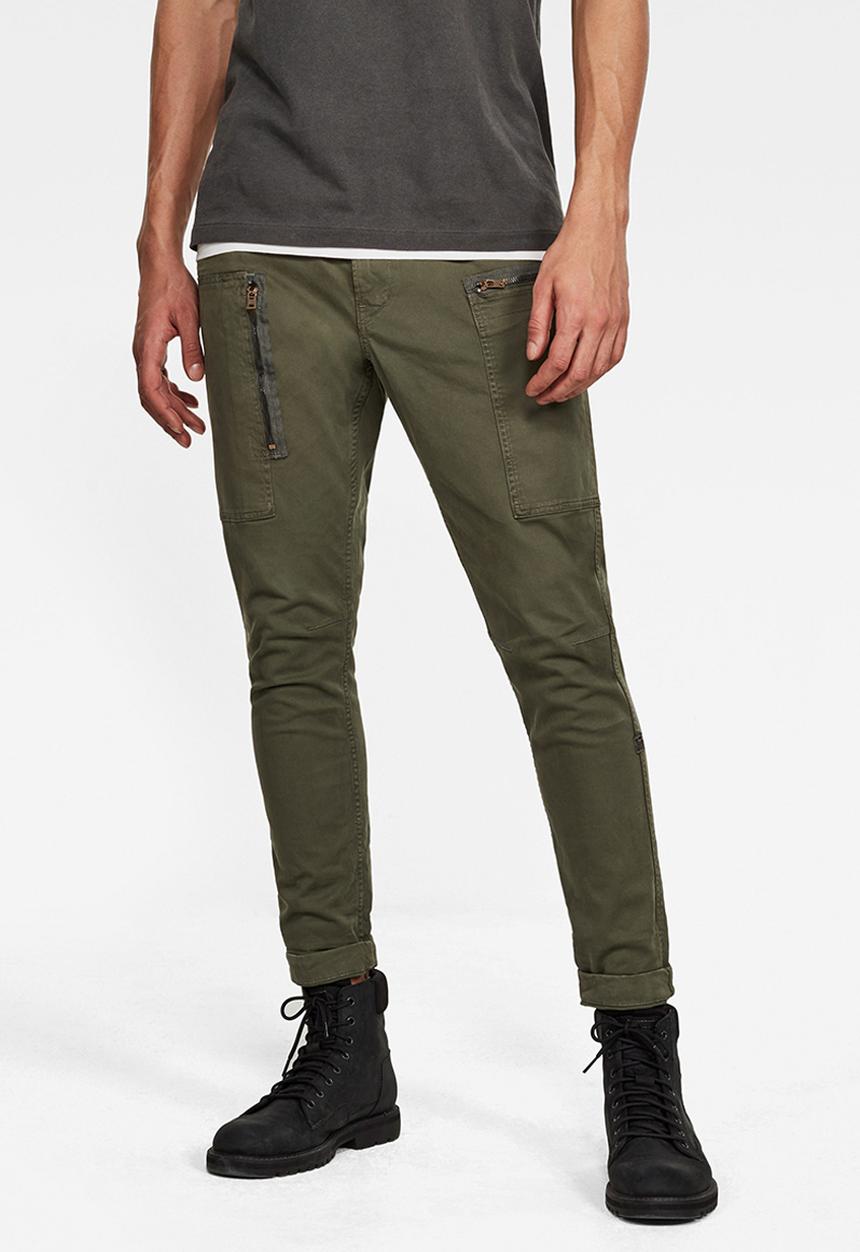 G-STAR - Powel slim fit trainer - green 