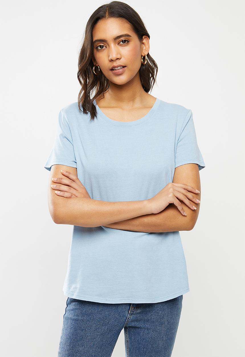 Cotton On - The one crew tee - blue