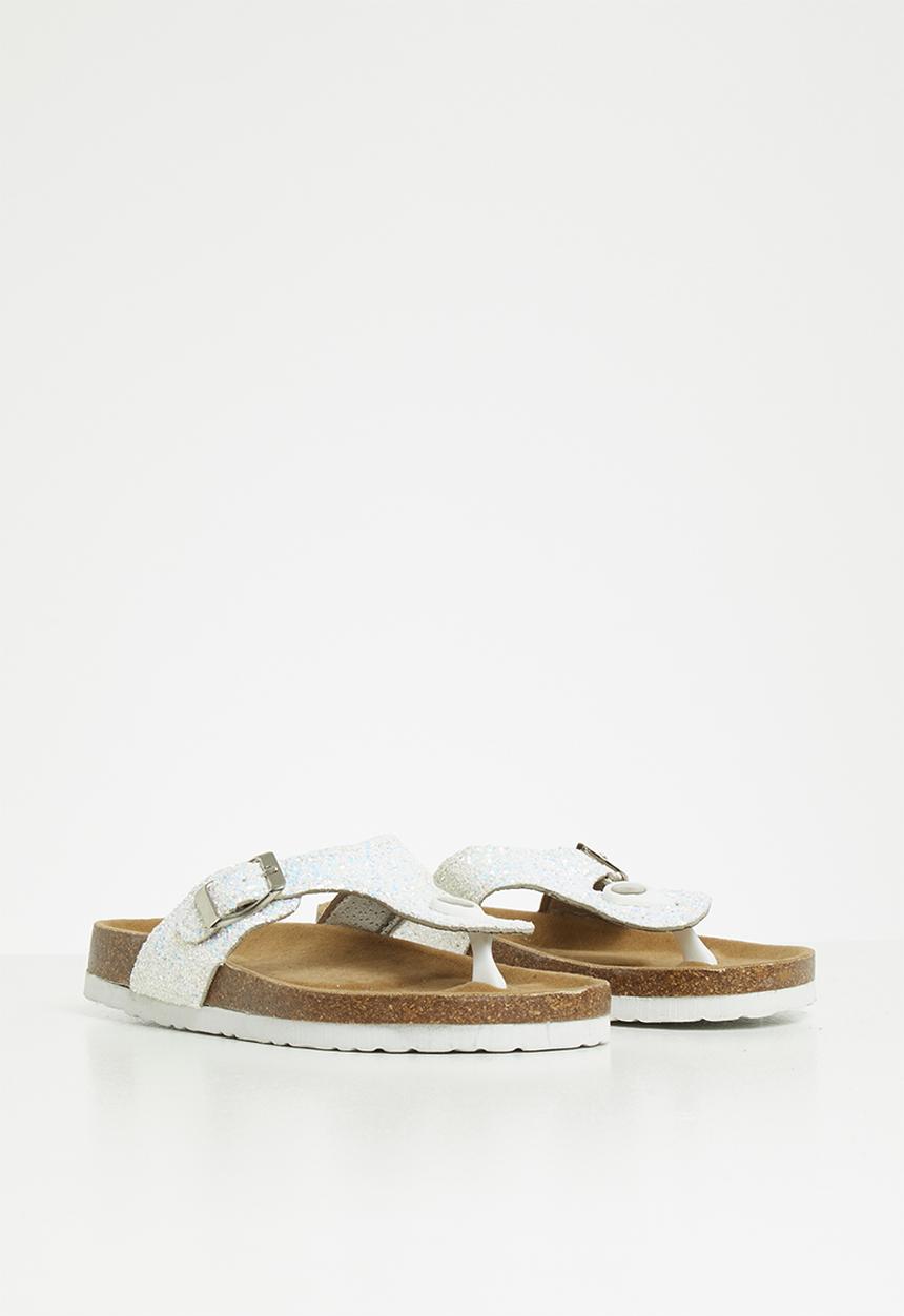 Pop Candy - Girls slip on sandal - white