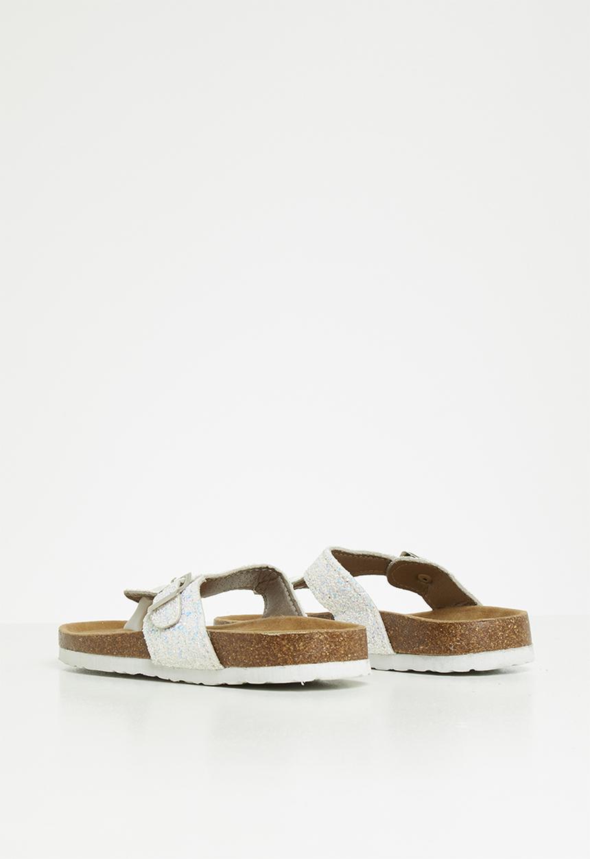 Pop Candy - Girls slip on sandal - white