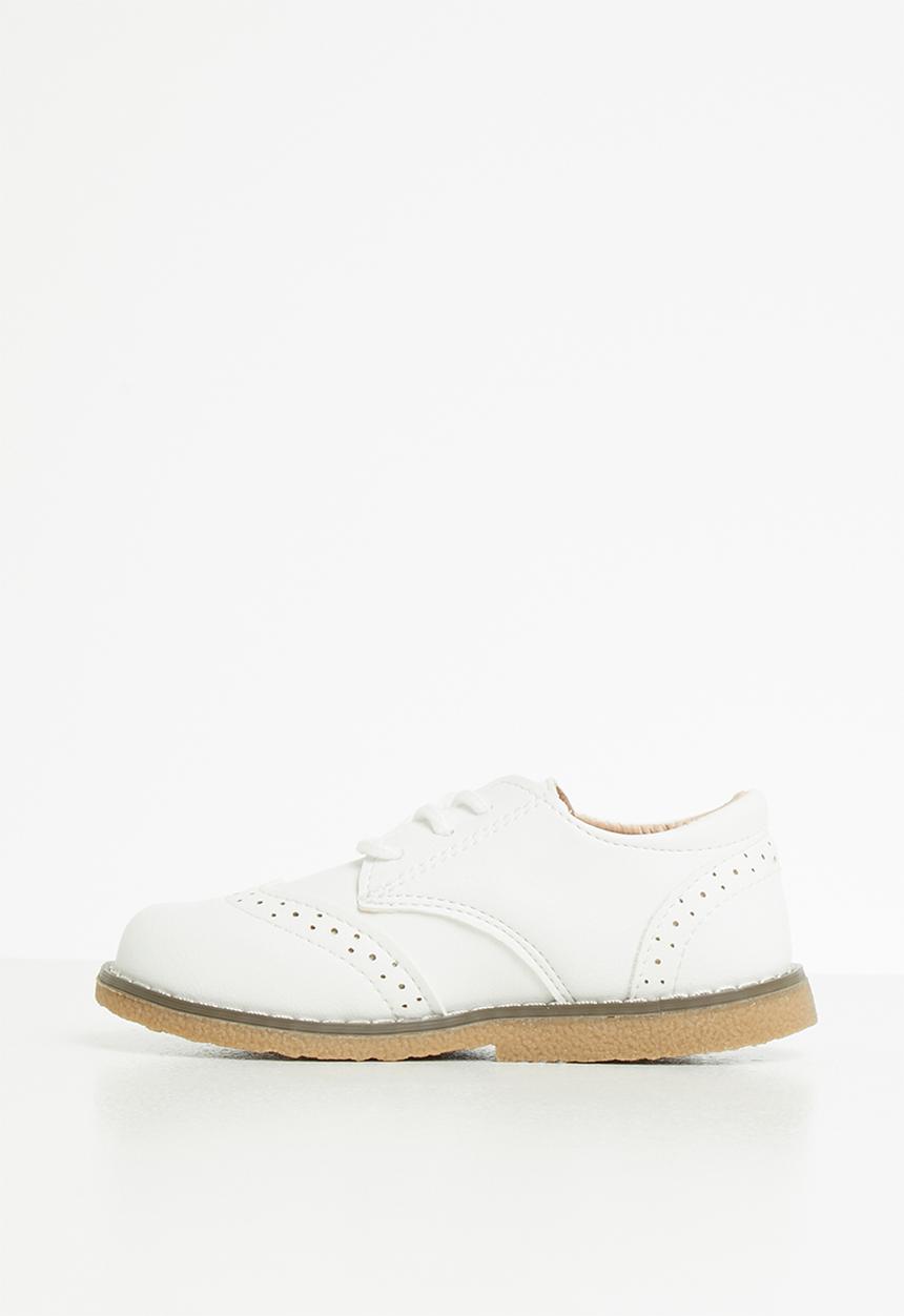 Pop Candy - Boys brogues - white