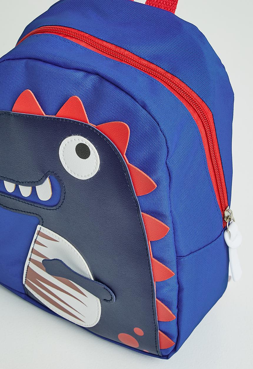Pop Candy - Boys dino printed backpack - blue