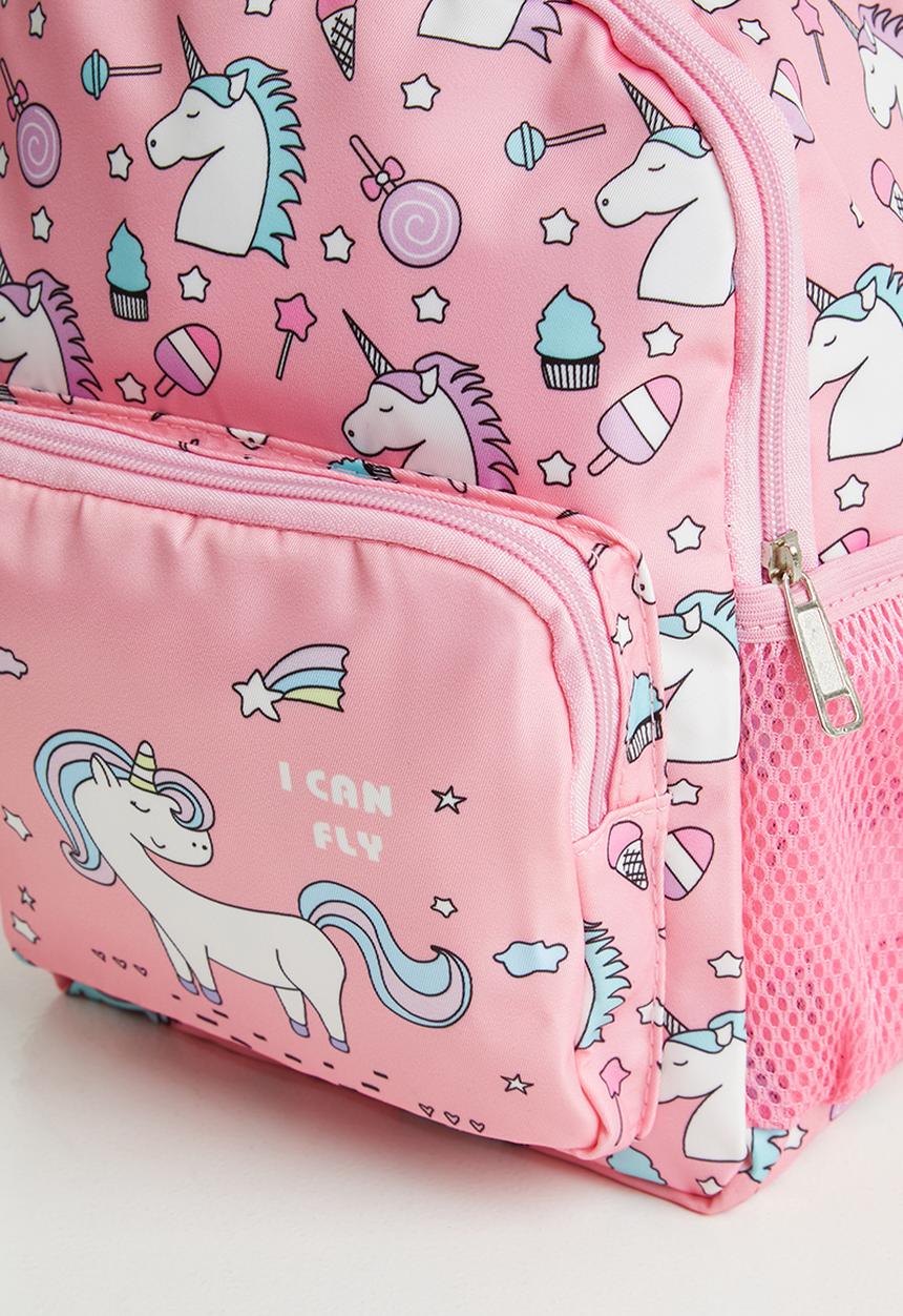 Pop Candy - Unicorn printed backpack - pink 
