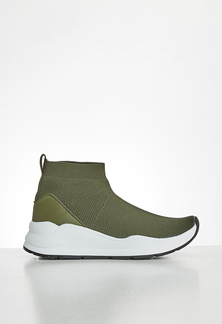 Cotton On - Knit trainer - beatle green