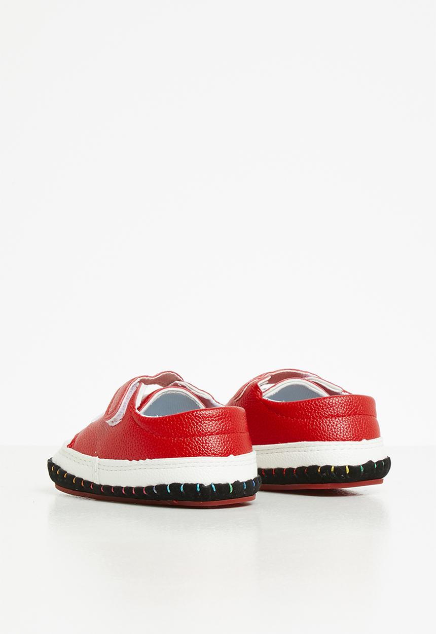 Pop Candy - Boys soft sole sneaker - red