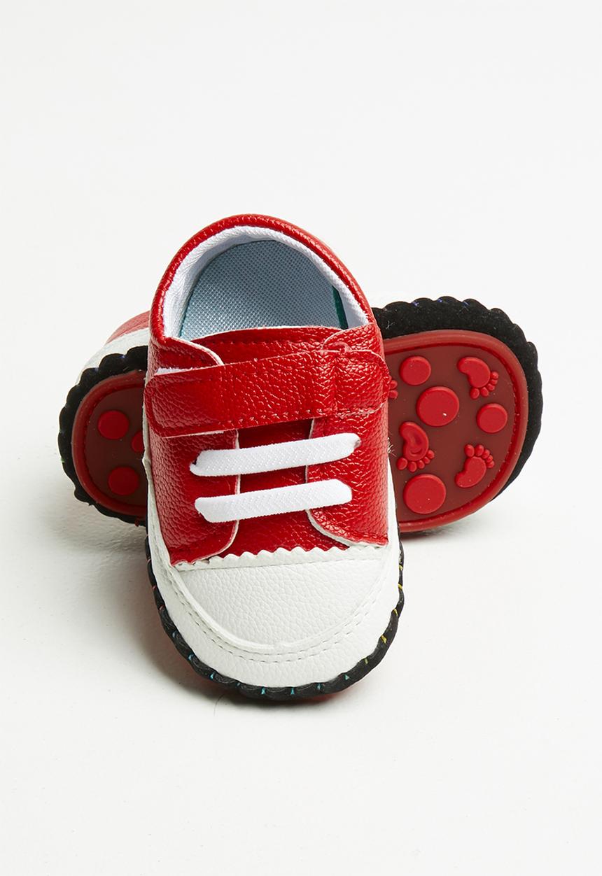 Pop Candy - Boys soft sole sneaker - red