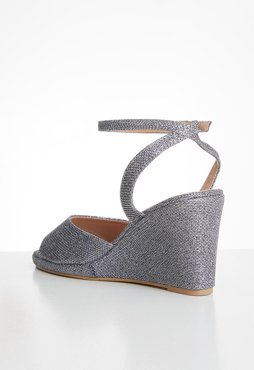 Superbalist - Ella wedge heel - silver