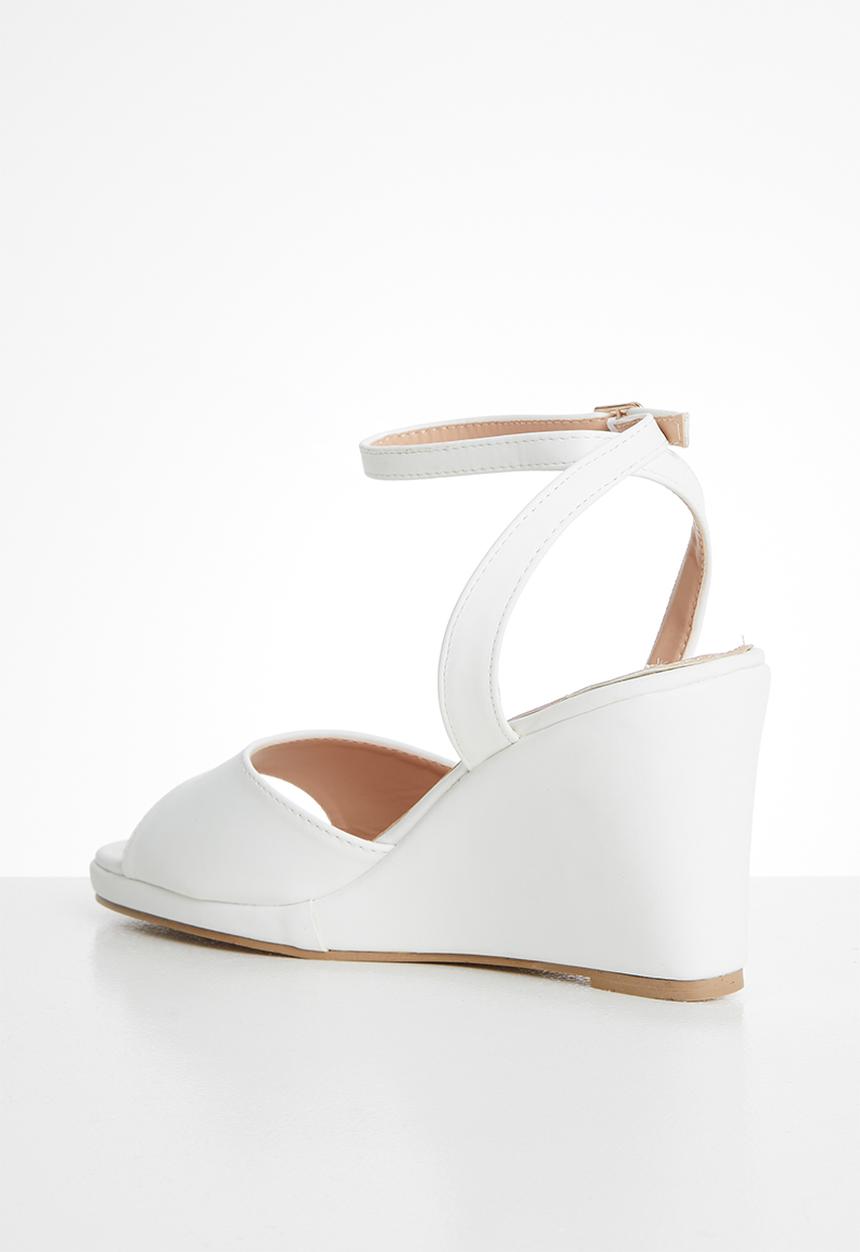 Superbalist - Ella wedge heel - white