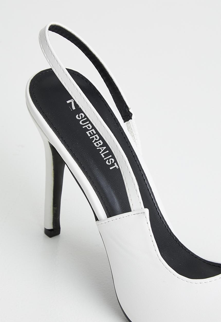 Superbalist - Corrine slingback heel - white