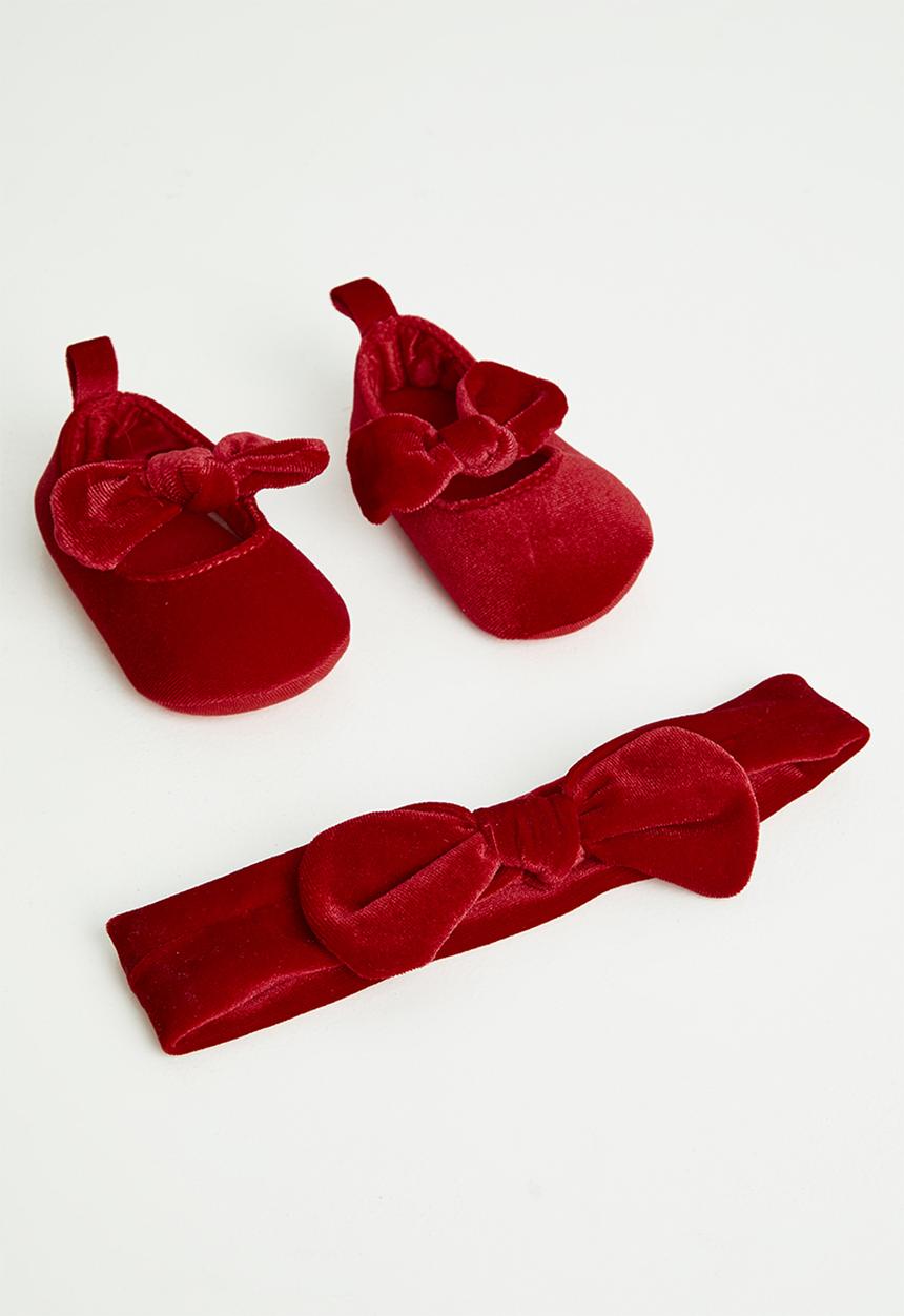 Pop Candy - Pump and headband set - red
