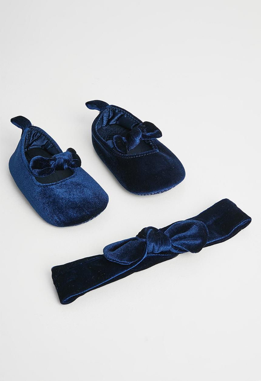 Pop Candy - Pump and headband set - navy