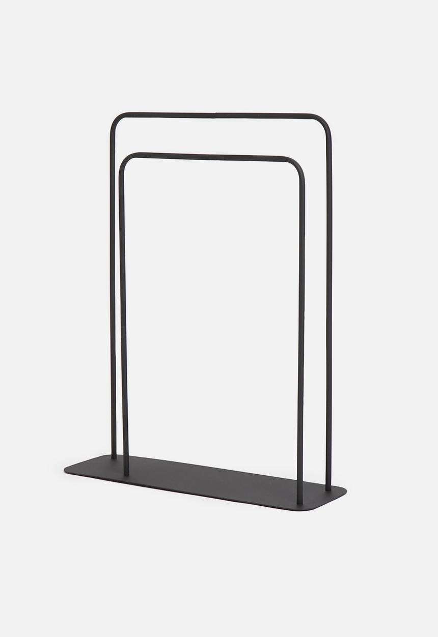 Emerging Creatives - Malmo maxi towel rack - black