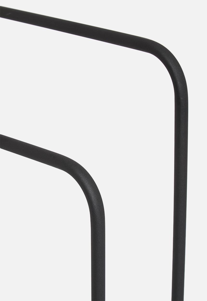 Emerging Creatives - Malmo maxi towel rack - black